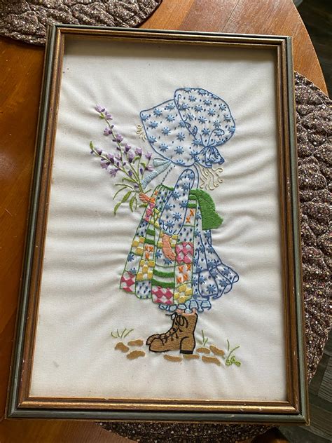 1970s Hand Stiched Holly Hobby Etsy