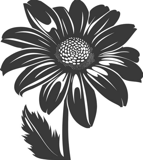 Gerber Daisy Silhouette