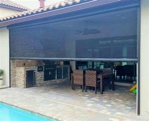 Motorized Patio Screens - Gallery - New Horizons