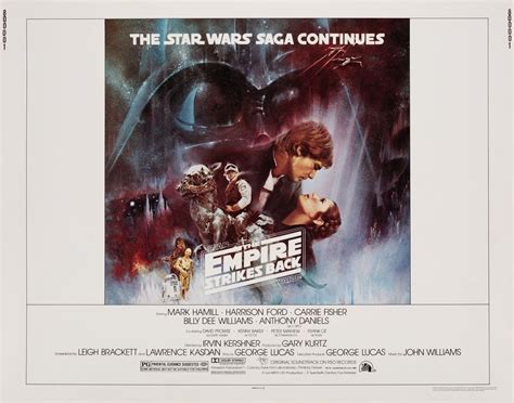 The Empire Strikes Back Original 1980 U S Half Sheet Movie Poster