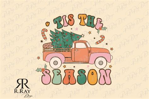 TIS The SEASON TRUCK RETRO SUBLIMATION Graphic By R Ray Design