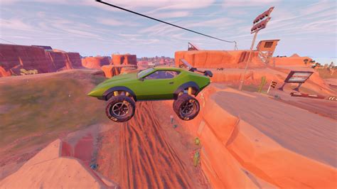 O Sauter Travers Les Anneaux Enflamm S Dans Un V Hicule Fortnite