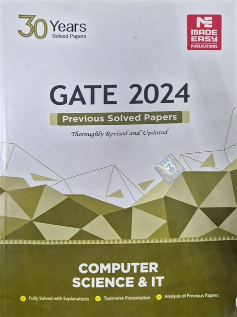 Buy Made Easy Gate Pyq 2024 Bookflow