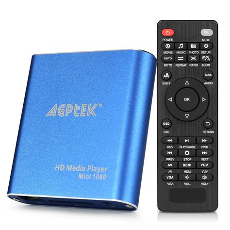 Agptek Hd Media Player Mini 1080p Full Hd Ultra Hdmi Digital Media