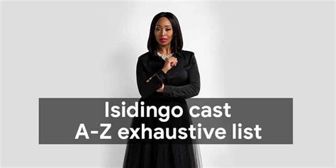 Isidingo cast: A-Z exhaustive list with pictures - Briefly.co.za