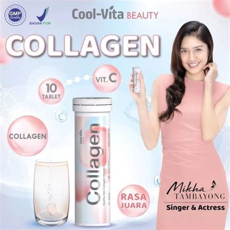 Cool Vita Healthy Skin Collagen Vit C Isi 10 Tablet Lazada Indonesia