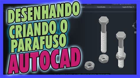 Autocad Criando Parafuso Youtube