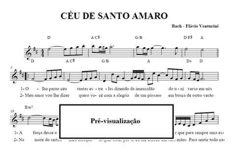 C U De Santo Amaro Fl Vio Venturini Partitura