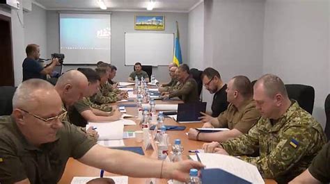 Zelenskyy Holds Off Site Supreme Commander In Chief S Staff Meeting At