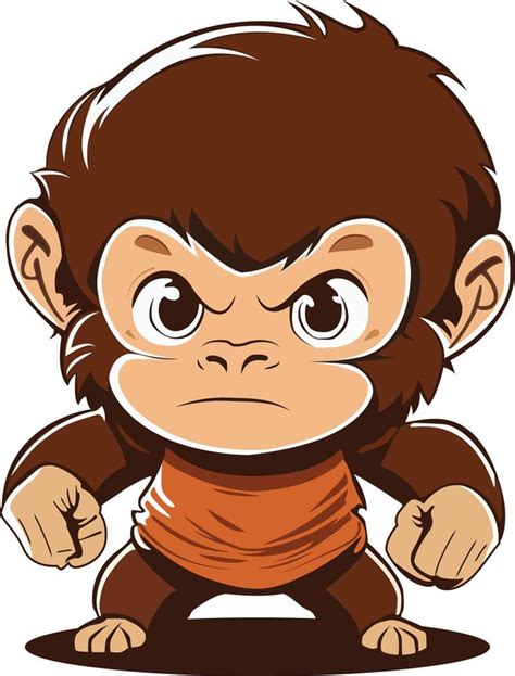 Angry Monkey Drawing