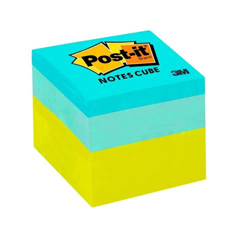 Bloco Adesivo Post It 3M Cubo Neon 400 Folhas Submarino