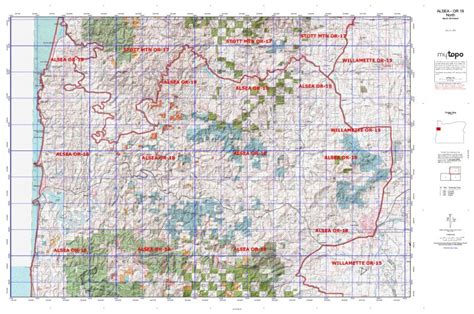 Oregon Unit 18 Topo Maps Hunting And Unit Maps Huntersdomain