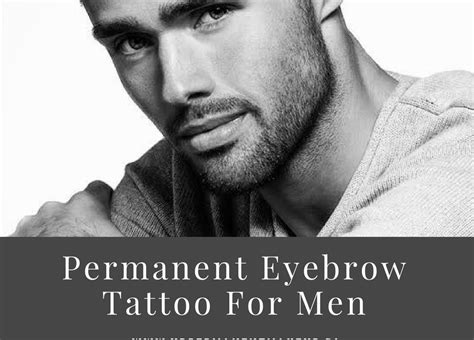 Permanent Eyebrow Tattoo for Men | HD Beauty Academy