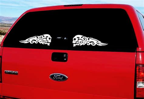 Tribal Skulls Decal Set Motorcycle Tank Skull Decal Kit 2 - Etsy