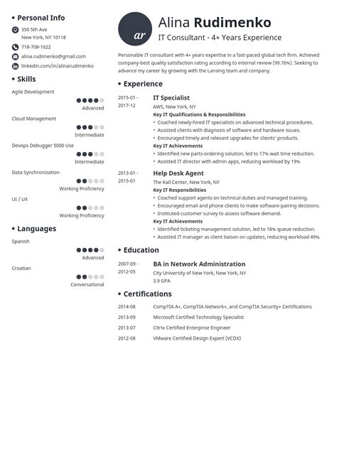 How to Make a Resume for IT - Free Samples - Techno Jobs