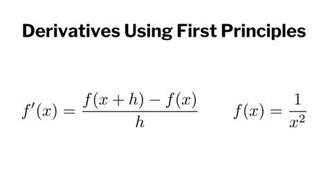 Derivative Of F X 1 X 2 Using First Principles YouTube