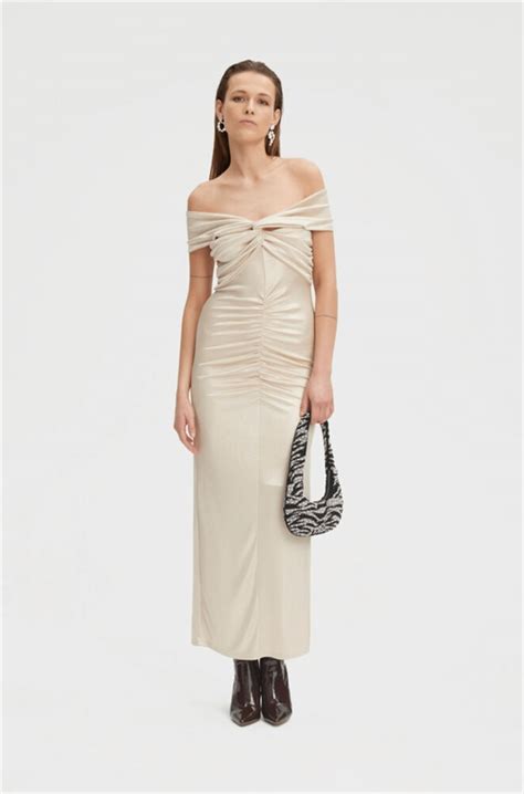 Gabrigz Sl Long Dress Champagne