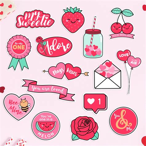 Sweet On You Valentine S Day Sticker Pack