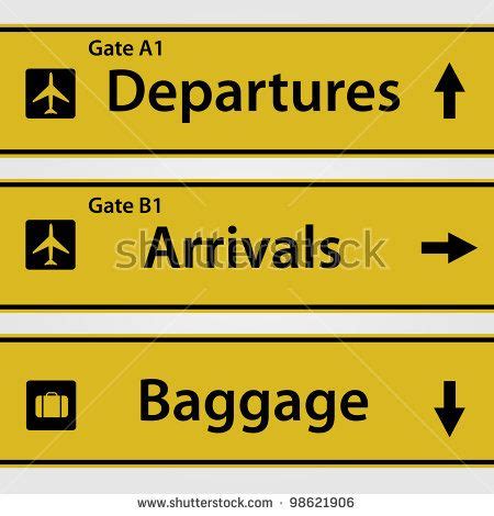 Airport Signs | Airport signs, Sign image, Airport