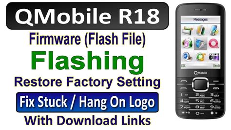 Qmobile R18 Firmware Qmobile R18 Mt6260 Read Flash File Flashing Tool