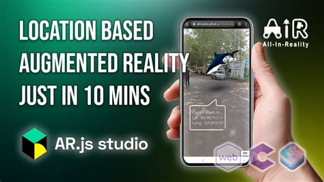 Location Based Augmented Reality Using Arjs Webar Arjs Studio In