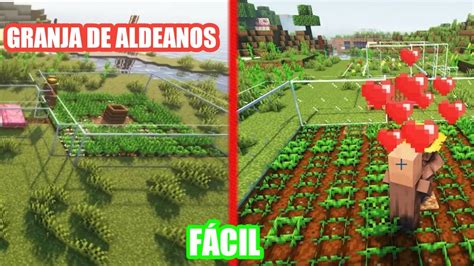 Minecraft L Como Hacer Granja De Aldeanos F Cil Youtube