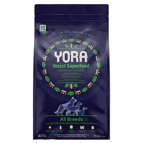 Yora Insect Superfood Recipe w/ Potato & Oats All Breeds Adult Dry Dog Food