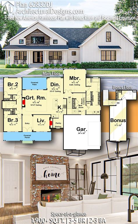 American Farmhouse Style House Plans – Architectural Design Ideas