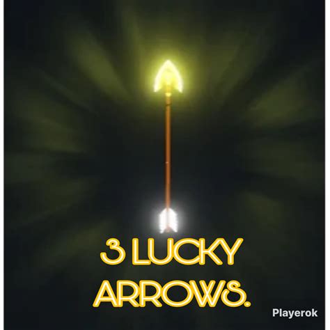 Купить 3 Lucky Arrows 3 Лаки Стрелы🏹 Roblox за 259 ₽ Предметы Roblox