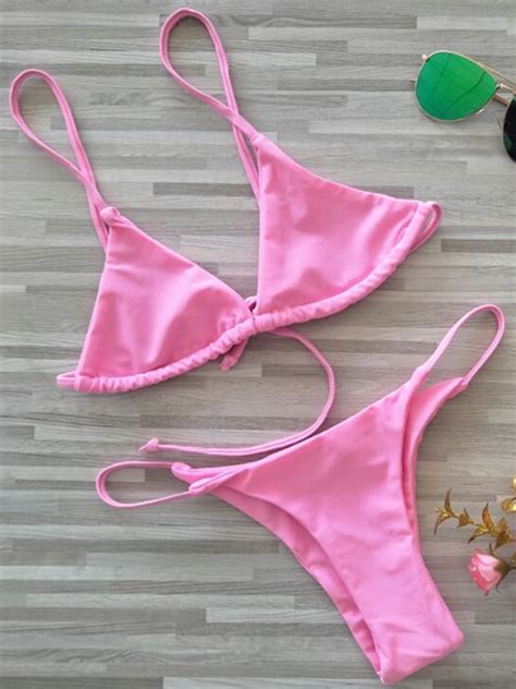 Sexy Mini Micro String Bikini Women Thong Swimwear Female Swimsuit Two