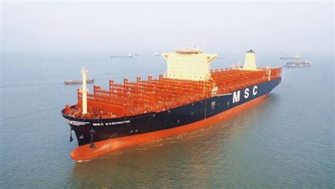 Msc Welcomes First Lng Powered Containership In Its Fleet Lng Prime