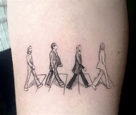 Abbey Road Tattoo | Beatles tattoos, Cute hand tattoos, Tattoos