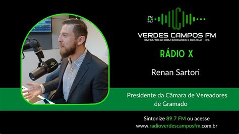 Entrevista Renan Sartori Presidente da Câmara de Vereadores de