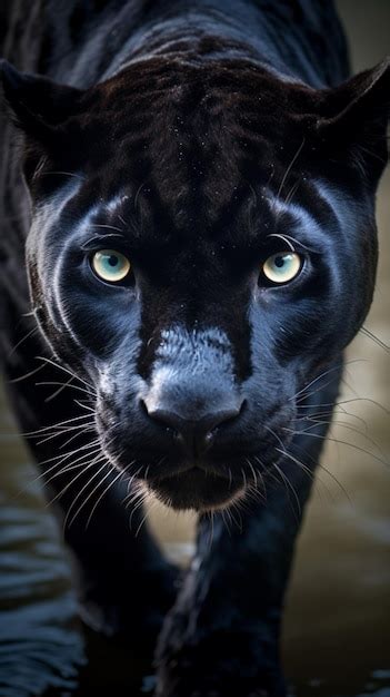 Premium AI Image | Black jaguar is a species of cat in the genus panthera.