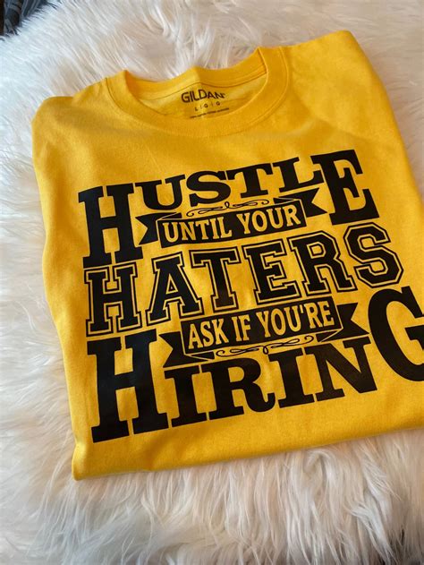 Hustle Tshirt Etsy