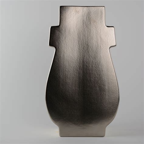 Contemporary Vase MOON 03 LANDO Ceramic Handmade Table