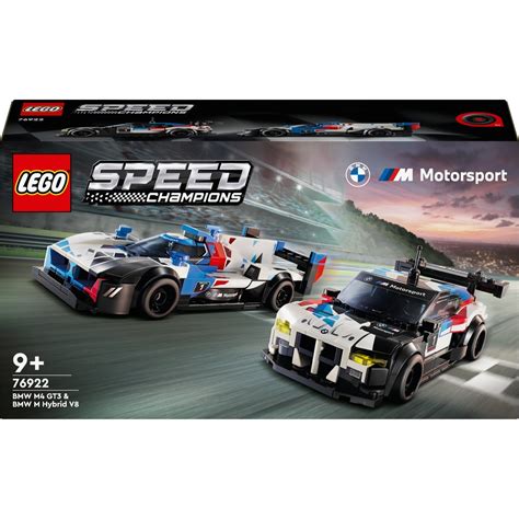 LEGO Speed Champions 76922 BMW M4 GT3 & BMW M Hybrid V8 Toy Cars Set ...