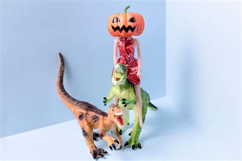 Free Photo Close Up Spooky Halloween Toys