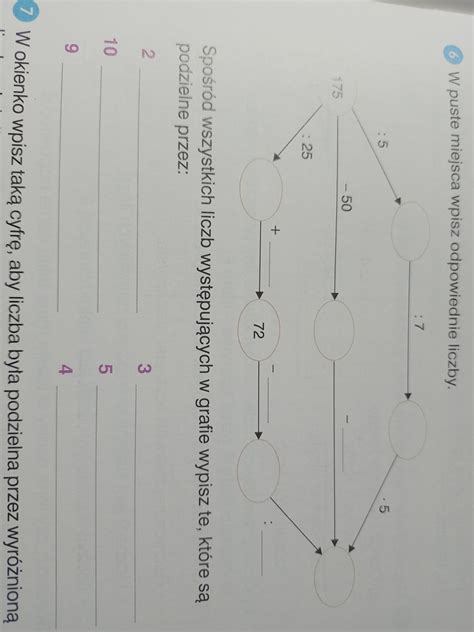 W Puste Miejsca Wpisz Odpowiednie Liczby Na Jutro Pliissssss Matematyka