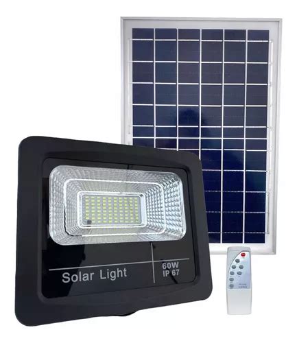 Reflector Led W Solar Control Remoto Env O Gratis