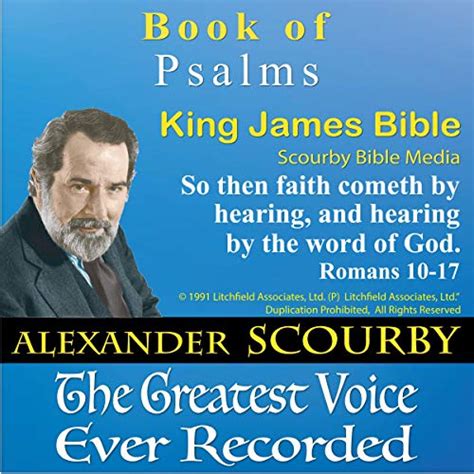 Book Of Psalms King James Bible By Scourby Bible Media Audiobook