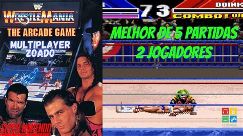 Wwf Wrestlemania The Arcade Game Super Nintendo Multiplayer Zoado