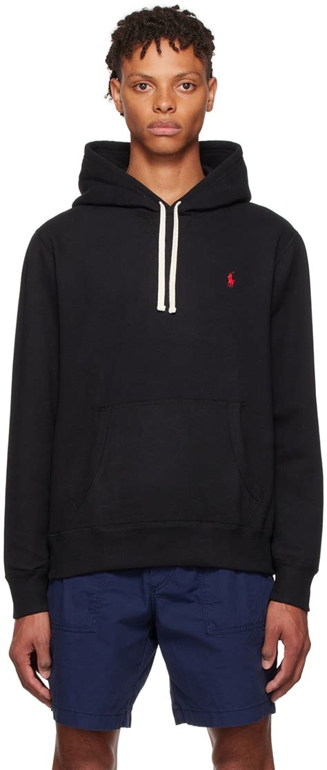 Ralph Lauren Polo Hoodie Black Atelier Yuwaciaojp