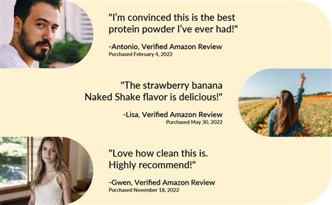 Naked Shake Vegan Protein Powder Strawberry Banana Flavored Plant