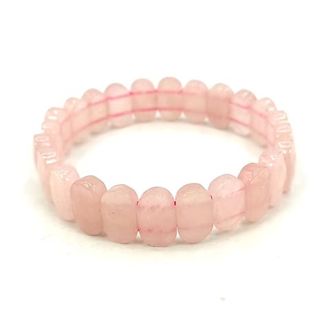 Fancy Rose Quartz Bracelet Stone Of Love Relationship For Men Women