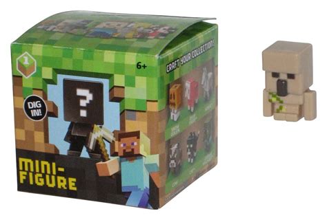 Minecraft Grass Series 1 Iron Golem 2014 Mattel 1 Inch Mini Figure