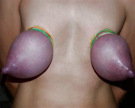 Purple Tied Tits Big Nipples