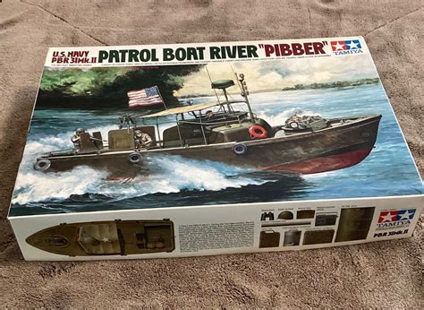 Tamiya 1 35 US Navy PBR 31Mk II Patrol Boat River Pibber Model Kit