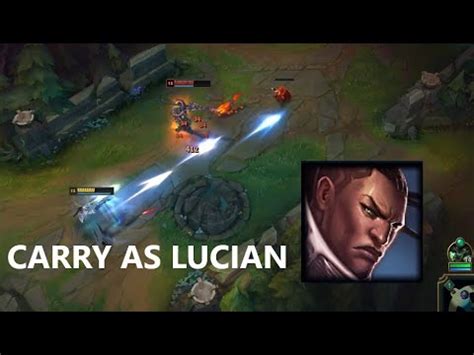 How To Carry As Adc Lucian Commentary In Emerald Youtube