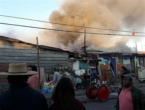 Un Incendio Destruyó Una Casa En Concepción